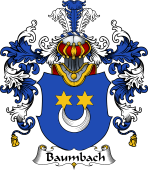 German Wappen Coat of Arms (v.25) Baumbach