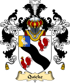 Irish Family Coat of Arms (v.25a) Quicke