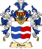 Irish Family Coat of Arms (v.25a) Elliott