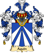 French Family Coat of Arms (v.25) Aquin