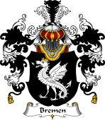 German Wappen Coat of Arms (v.25) Bremen