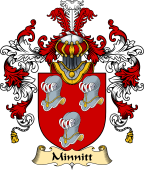 Irish Family Coat of Arms (v.25a) Minnitt