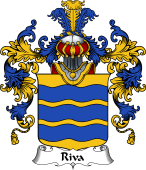 Italian Family Coat of Arms (v.25b) Riva