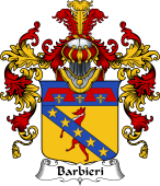 Italian Family Coat of Arms (v.25b) Barbieri