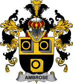 Irish Family Coat of Arms (v.25b) Ambrose