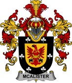 Irish Family Coat of Arms (v.25b) Alister or McAlister