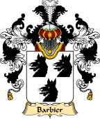 French Family Coat of Arms (v.25) Barbier