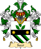Italian Family Coat of Arms (v.25a) Sozzi
