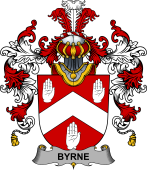 Irish Family Coat of Arms (v.25b) Byrne or O