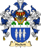 Irish Family Coat of Arms (v.25a) Hackett