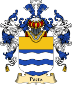 Italian Family Coat of Arms (v.25a) Poeta