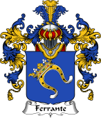 Italian Family Coat of Arms (v.25b) Ferrante