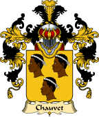 French Family Coat of Arms (v.25) Chauvet