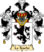French Family Coat of Arms (v.25) Touche ( de la)