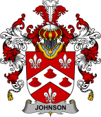 Irish Family Coat of Arms (v.25b) Johnson