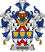 Irish Family Coat of Arms (v.25b) Seward