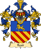 Italian Family Coat of Arms (v.25a) Resti