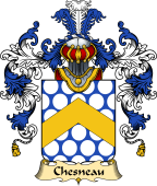 French Family Coat of Arms (v.25) Chesneau