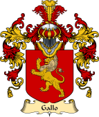 Italian Family Coat of Arms (v.25a) Gallo