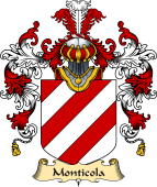 Italian Family Coat of Arms (v.25a) Monticola