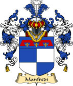 Italian Family Coat of Arms (v.25a) Manfredi