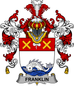 Irish Family Coat of Arms (v.25b) Franklin