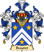 French Family Coat of Arms (v.25) Beaudet