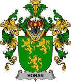 Irish Family Coat of Arms (v.25b) Horan or O