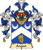 French Family Coat of Arms (v.25) Arquet
