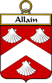 French Family Coat of Arms (v.25) Allain