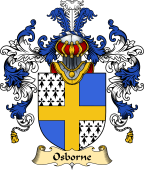 Irish Family Coat of Arms (v.25a) Osborne