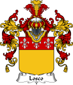 Italian Family Coat of Arms (v.25b) Losco
