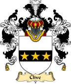 English Family Coat of Arms (v.25) Clive or Cleve