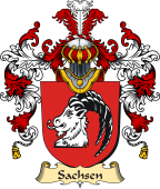 German Coat of Arms (v.25b) Sachsen