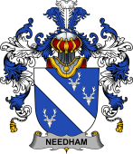 Irish Family Coat of Arms (v.25b) Needham or O