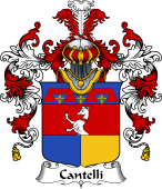 Italian Family Coat of Arms (v.25b) Cantelli