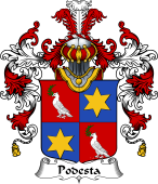 Italian Family Coat of Arms (v.25b) Podesta