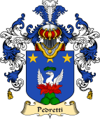 Italian Family Coat of Arms (v.25a) Pedretti
