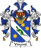Italian Family Coat of Arms (v.25b) Vincenti