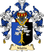 Italian Family Coat of Arms (v.25a) Madia