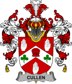 Irish Family Coat of Arms (v.25b) Cullen or O