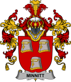 Irish Family Coat of Arms (v.25b) Minnitt