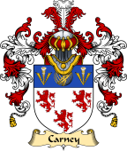 Irish Family Coat of Arms (v.25a) Carney