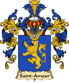 French Family Coat of Arms (v.25) Saint-Amour
