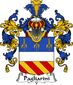 Italian Family Coat of Arms (v.25b) Pagliarini