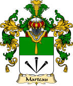French Family Coat of Arms (v.25) Marteau
