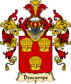French Family Coat of Arms (v.25) Camps (des)