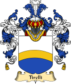 Italian Family Coat of Arms (v.25a) Tirelli