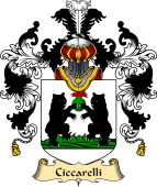 Italian Family Coat of Arms (v.25a) Ciccarelli