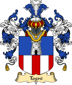 Italian Family Coat of Arms (v.25a) Togni